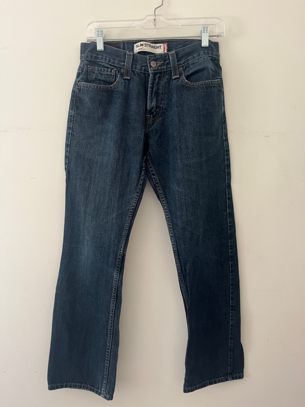 Levi's Slim Straight 514 Dark Blue Jeans 29x30